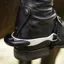 Sprenger FairRider 20mm Rounded Neck Spurs-Silver/Black