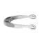 Sprenger FairRider 20mm Rounded Neck Spurs-Silver/Silver