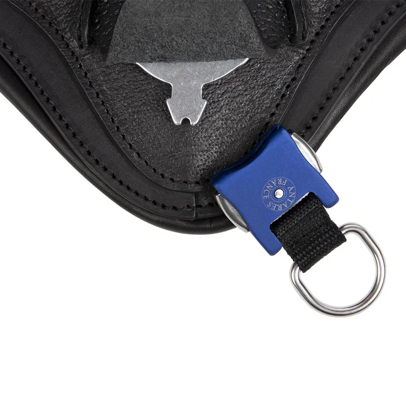 Antares Studguard Long Belly Guard Girth-Black/Black Stitching-2