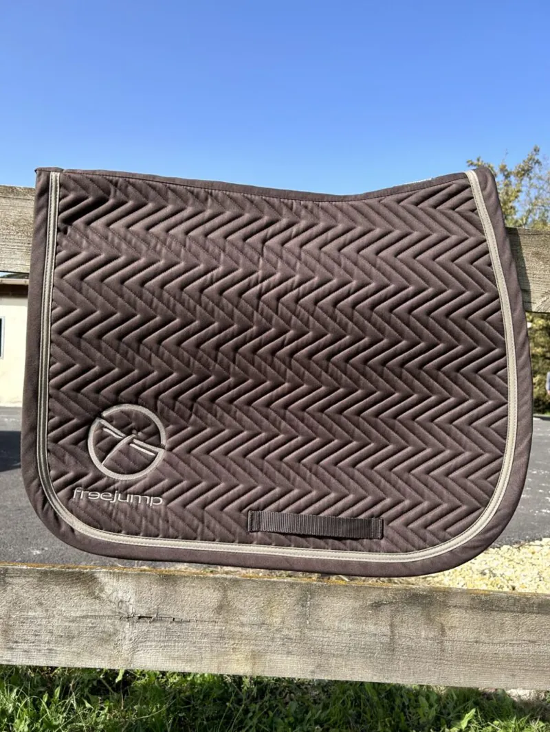 Freejump New Saddle Pad Collection-Brown/Brown
