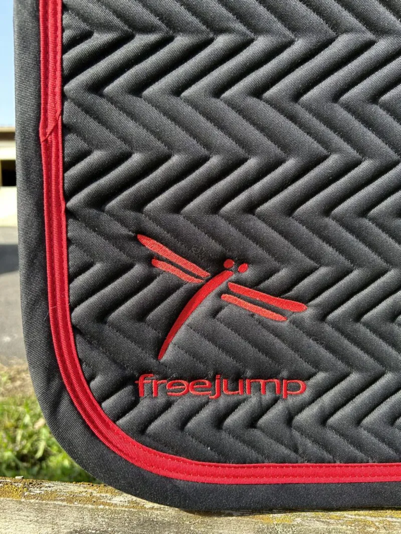Freejump New Saddle Pad Collection-Black/Red-1