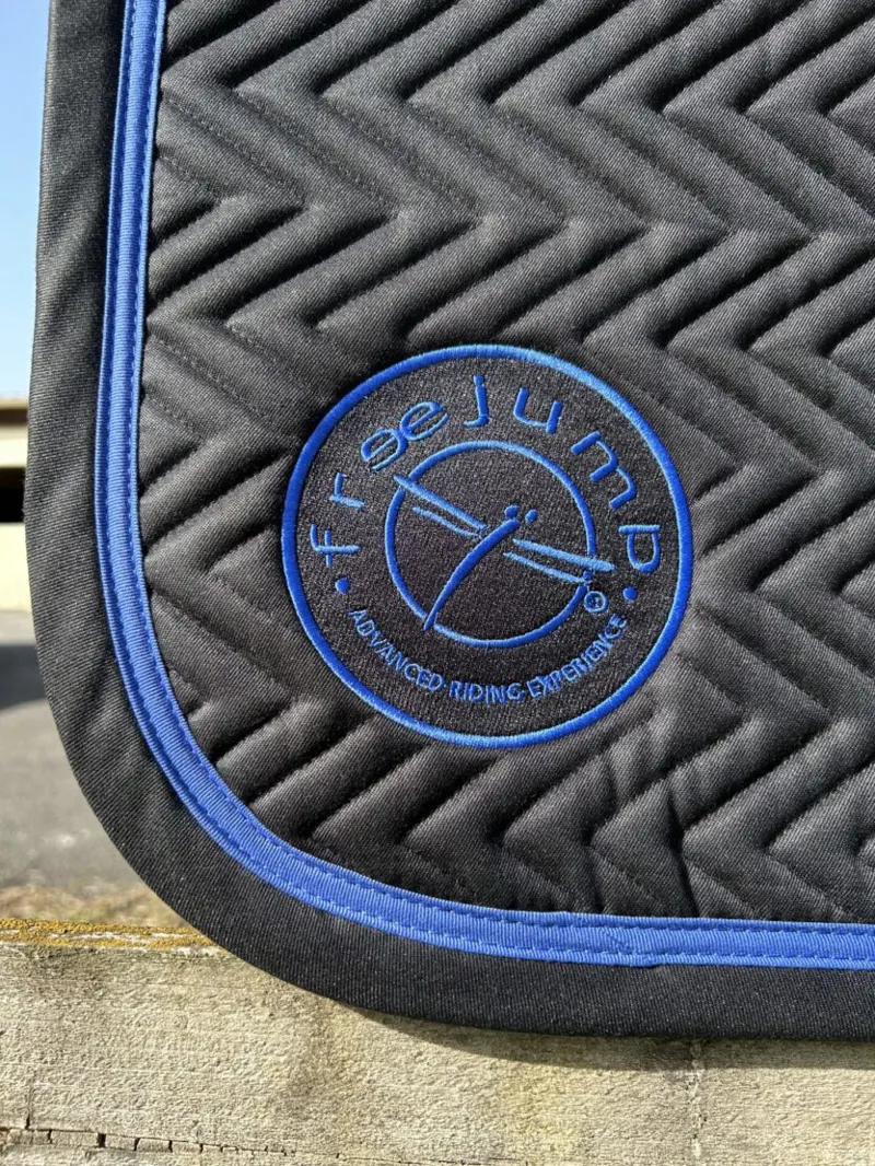 Freejump New Saddle Pad Collection-Black/Blue-1