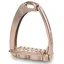 Tech Venice Sloped Evo Safety Stirrups-Rose Gold/Rose Gold