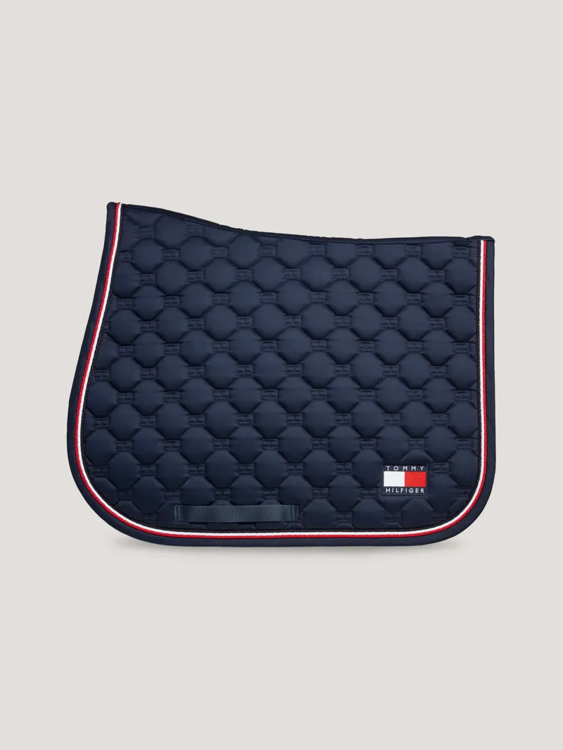 Tommy Hilfiger Equestrian Kingston Jumping Saddle Pad-Desert Sky-One Size